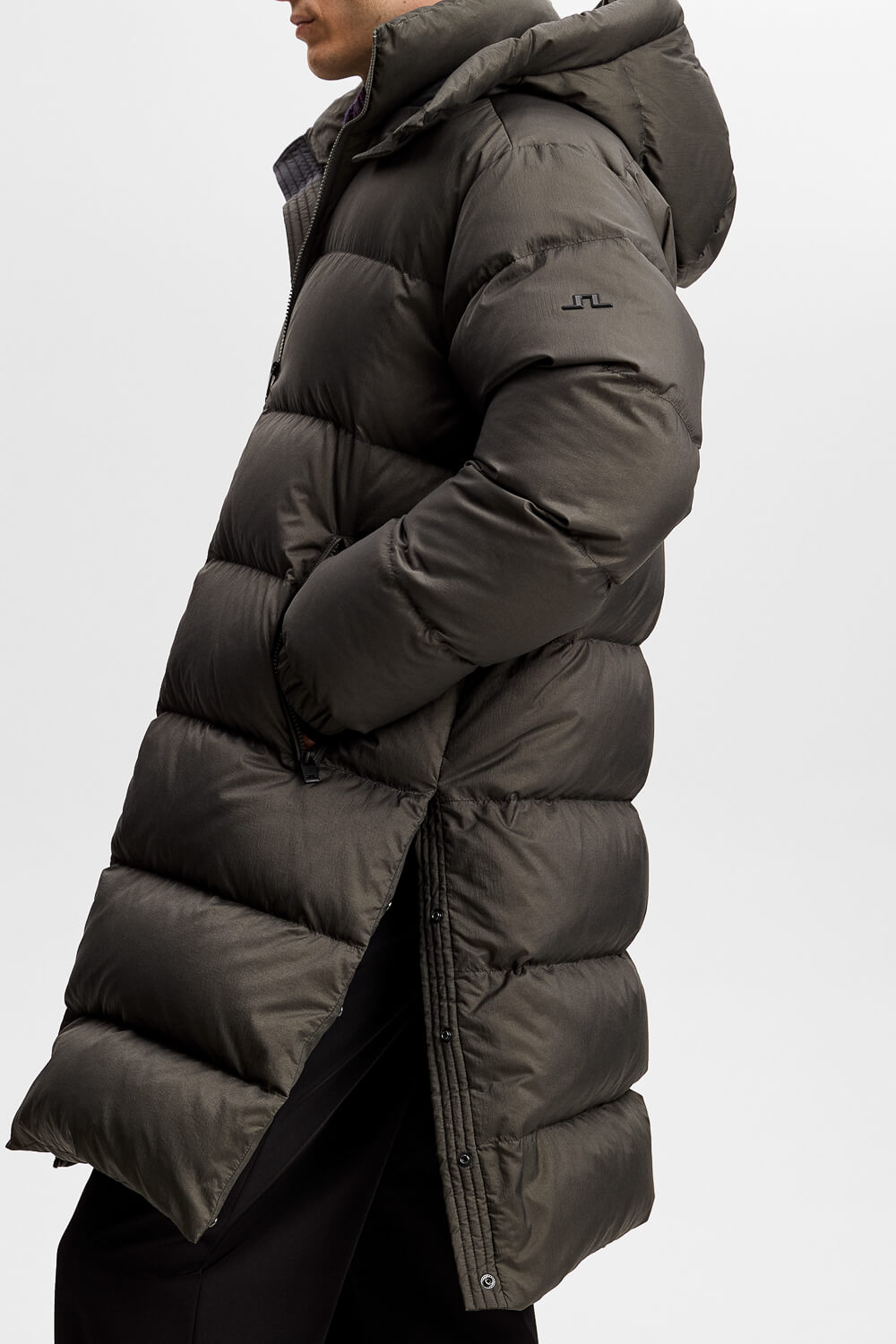 Creek Crinkle Down Parka Charcoal