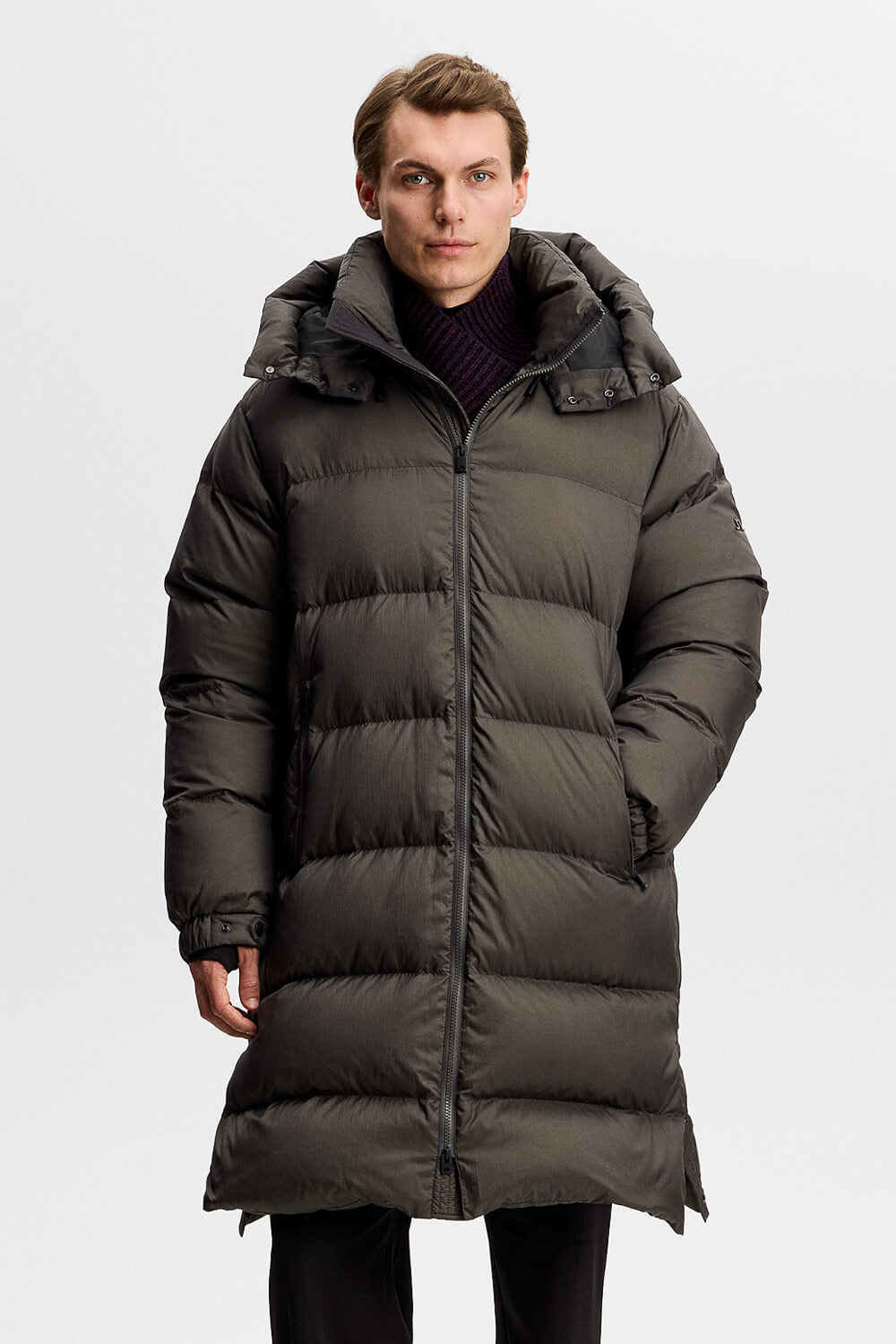 Creek Crinkle Down Parka Charcoal