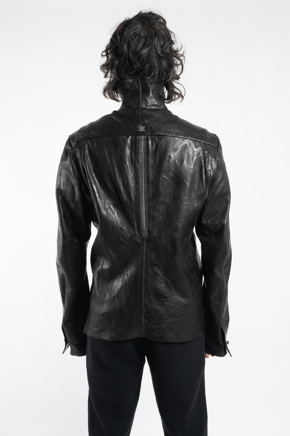 Disruptif Crasse Pouille H25 Leather Jacket Black