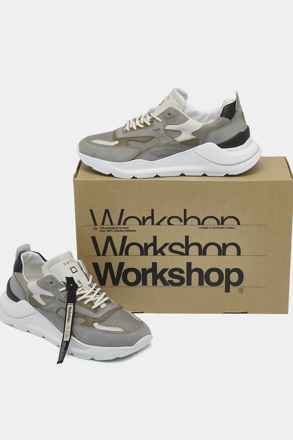 Fuga Workshop Mesh Sneaker Taupe