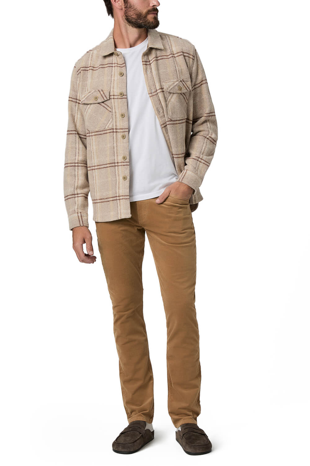 Federal Slim Fit Corduroy Pant Camel