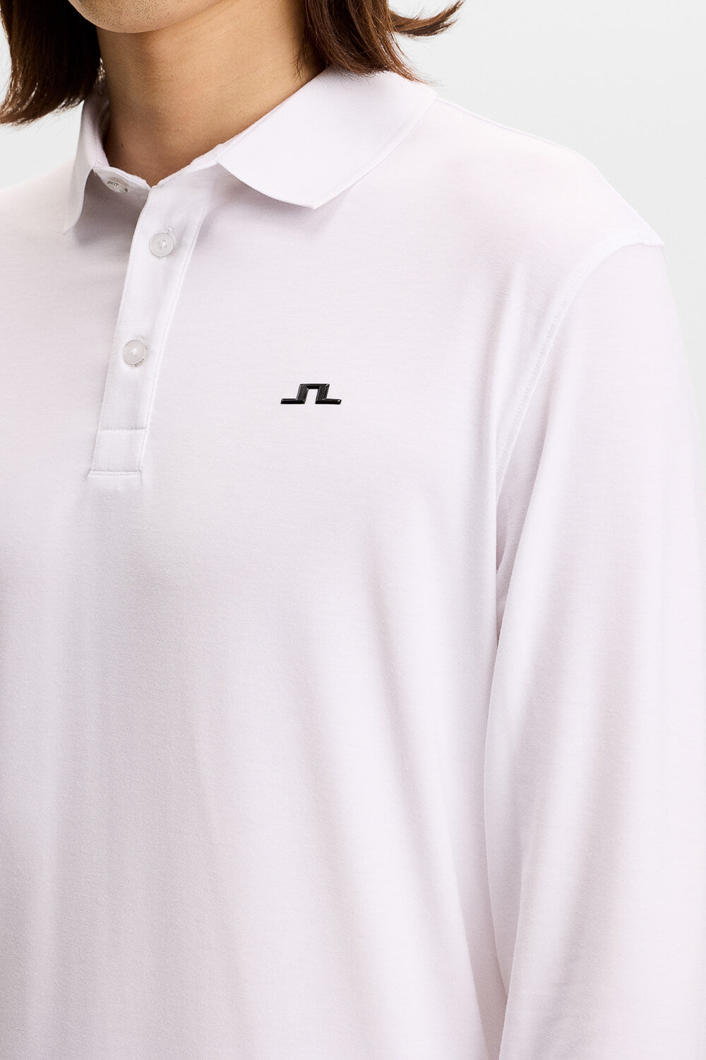 Florian L/S Polo White