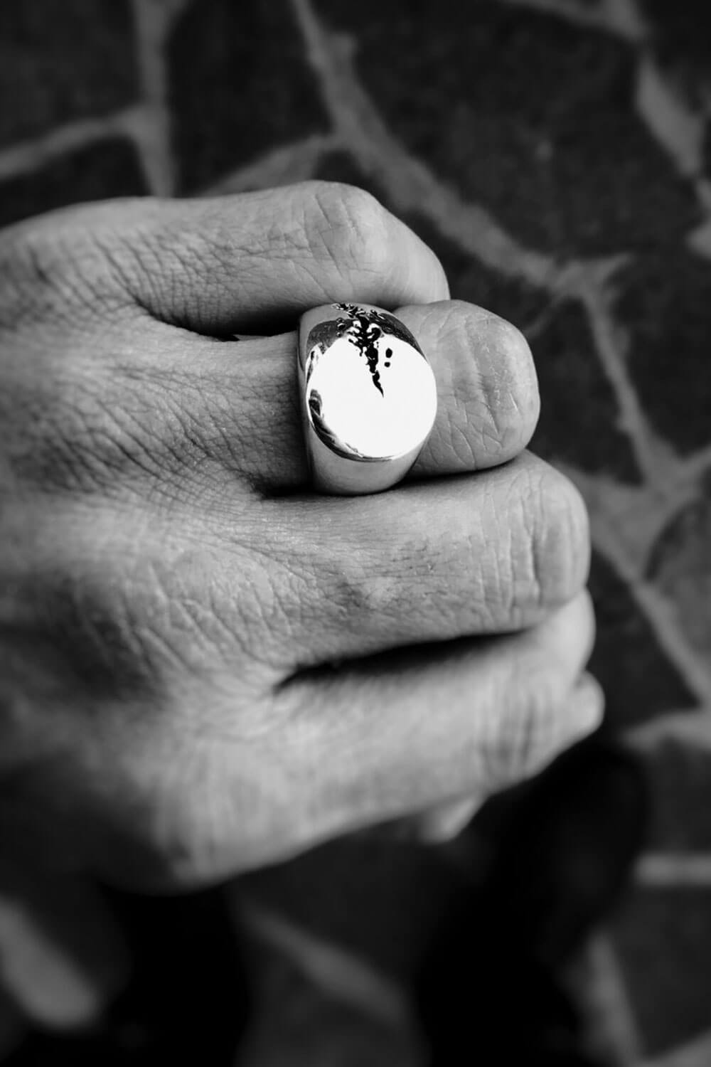 Gash Ring Sterling Silver