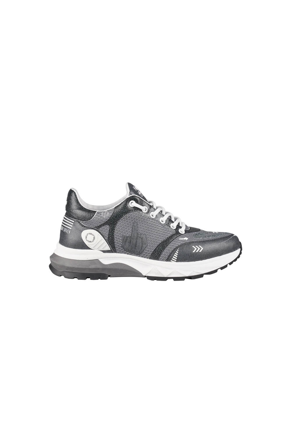 Hologram Tech Runner Charcoal/Khaki Green/White