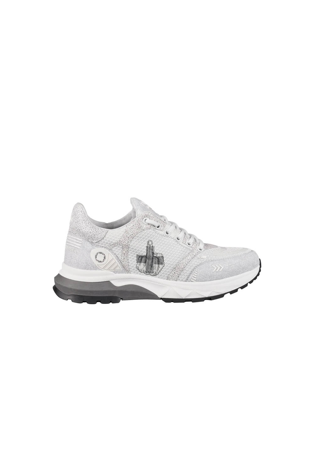 Hologram Tech Runner White/Mint