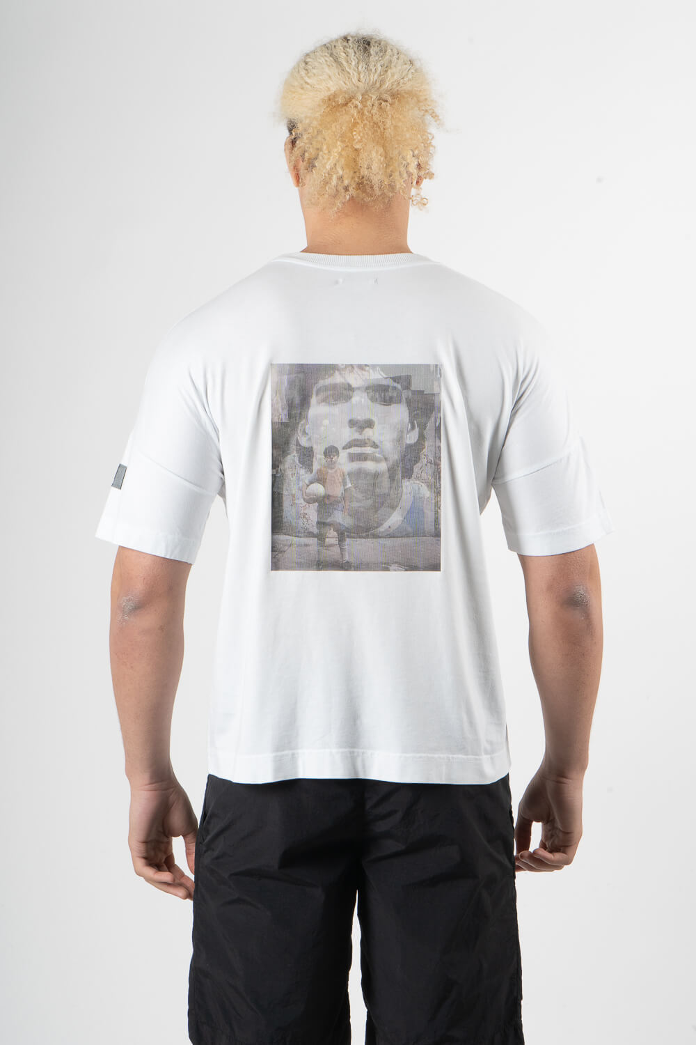Hologram Effect Maradona T-Shirt White