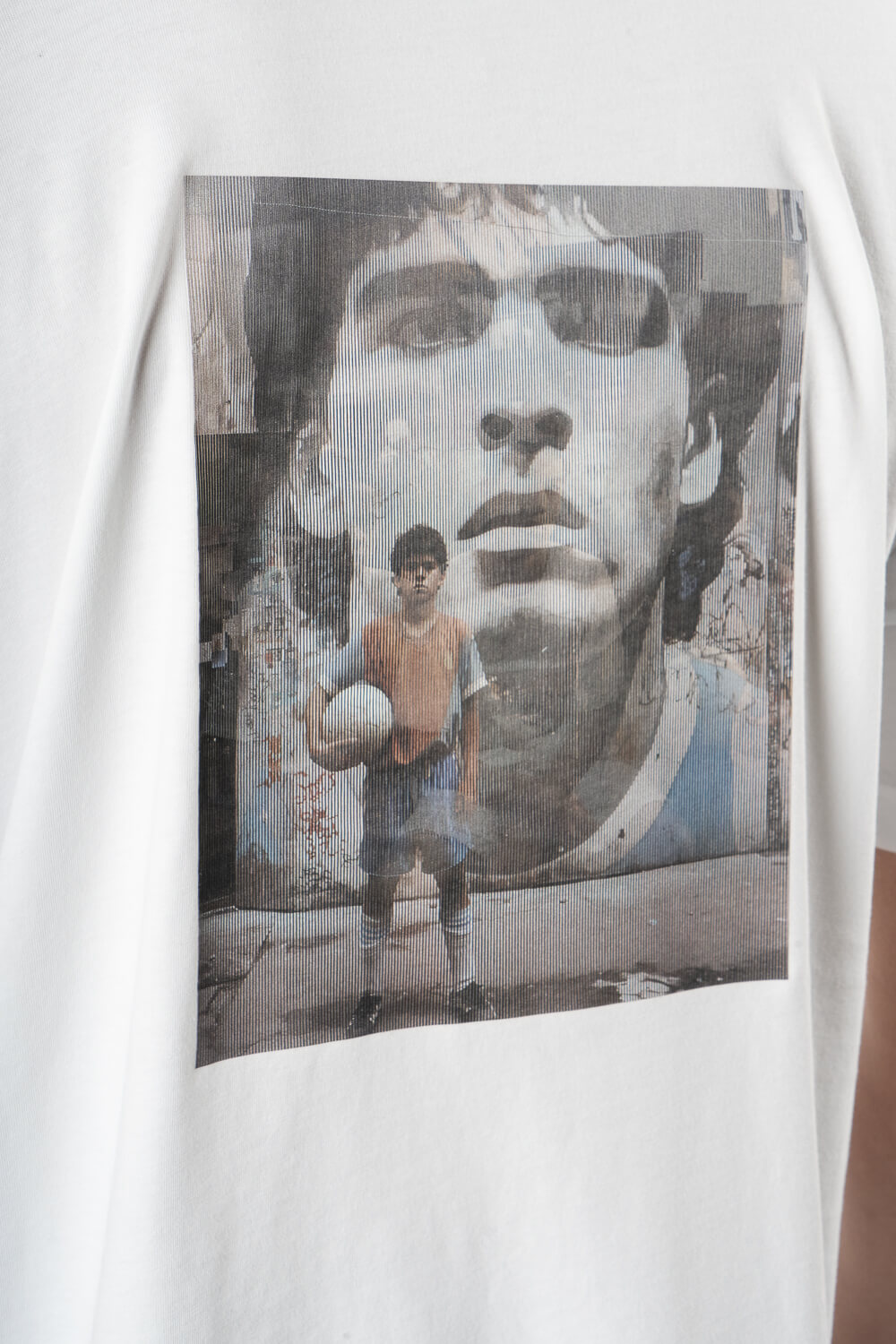 Hologram Effect Maradona T-Shirt White