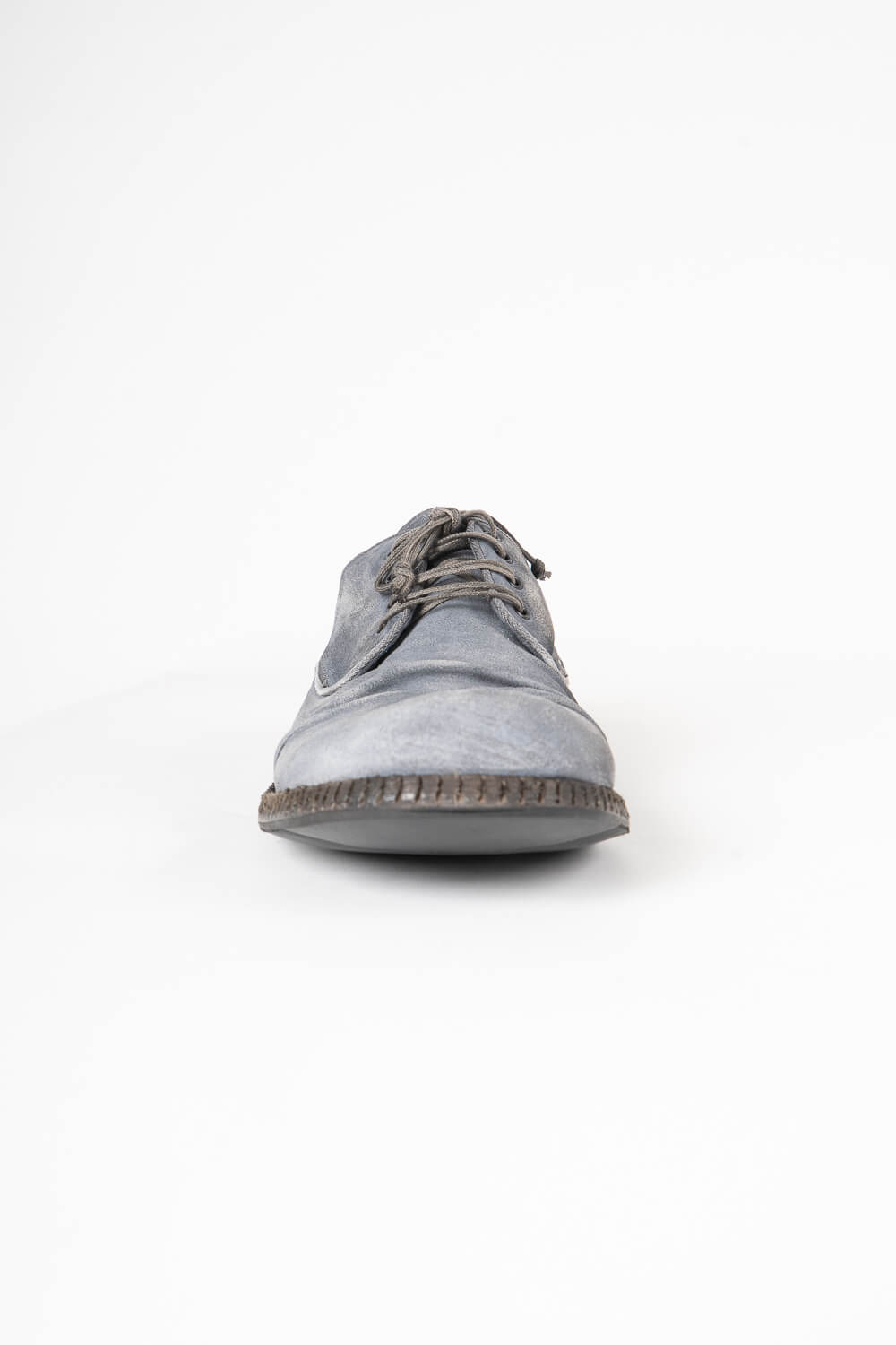 Italian Calf Brushed Effect Derby Shoe Grey