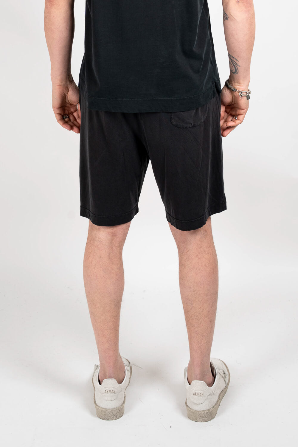 Italian Silk Shorts Black