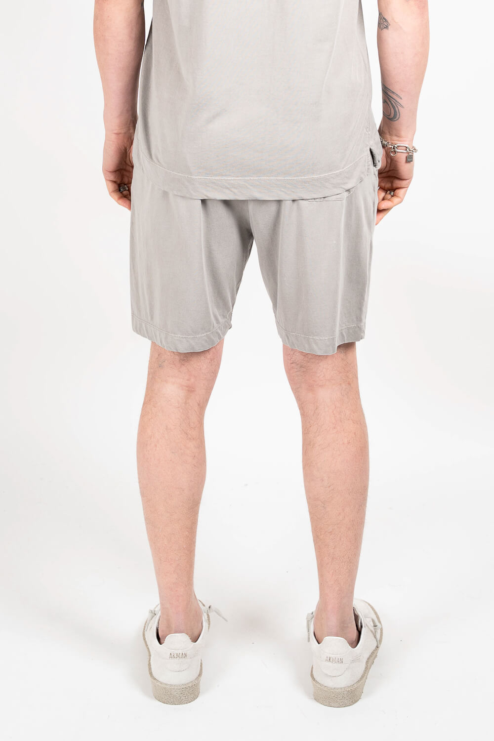 Italian Silk Shorts Grey