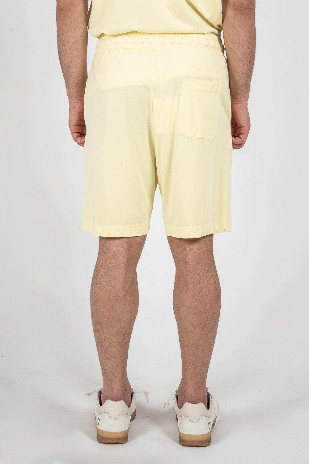 Italian Silk Shorts Yellow