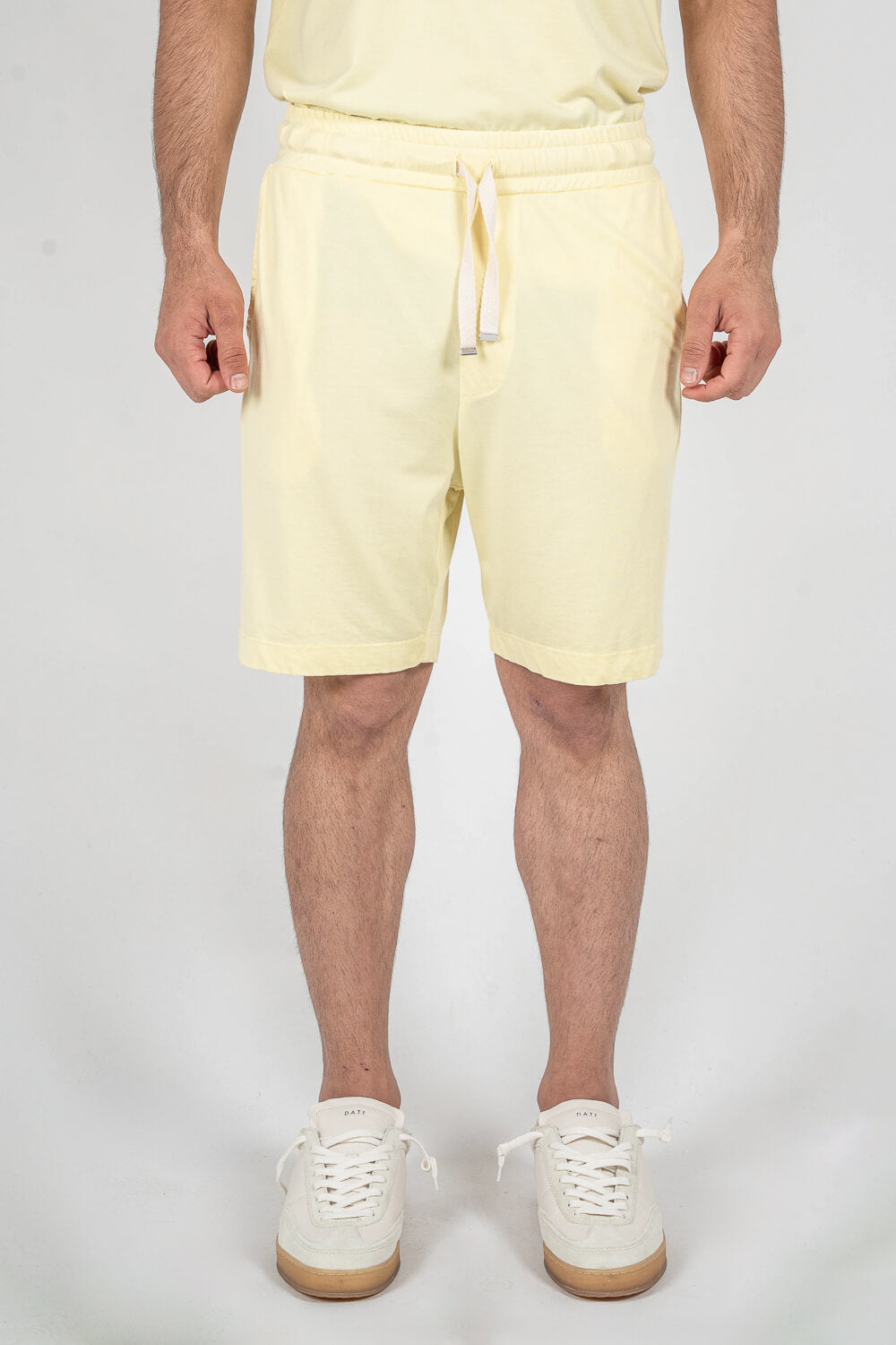 Italian Silk Shorts Yellow