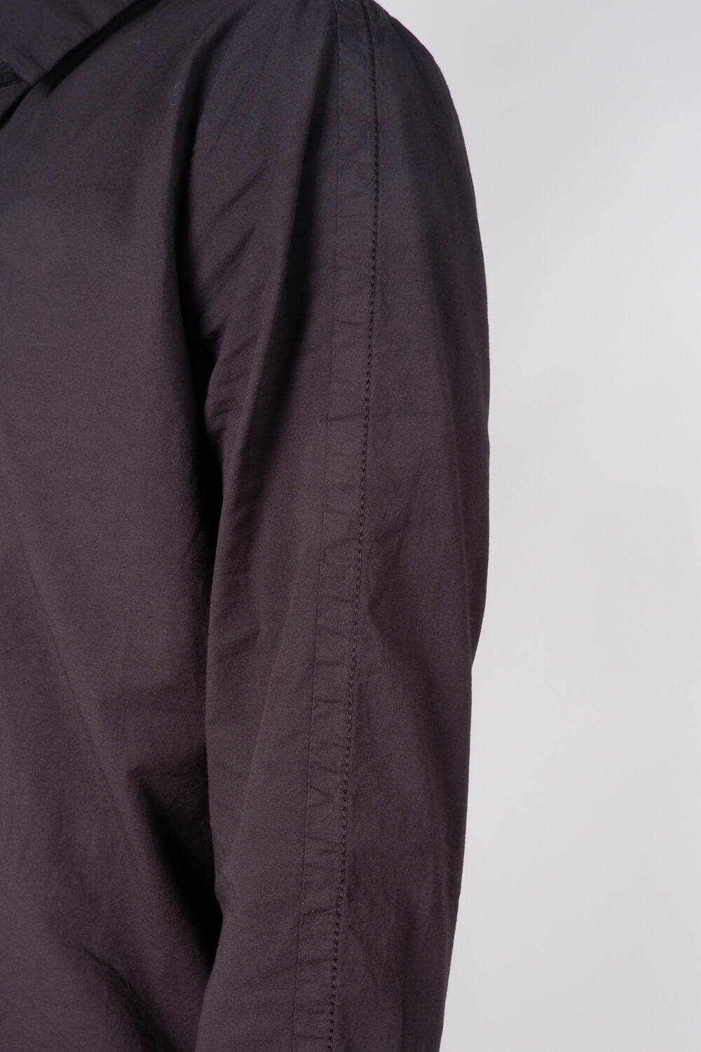 Italian Stretch Cotton Shirt Black