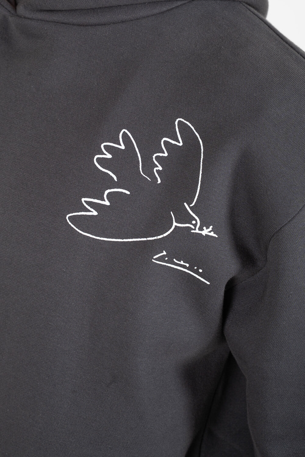 Kiss Picasso Hoodie Charcoal