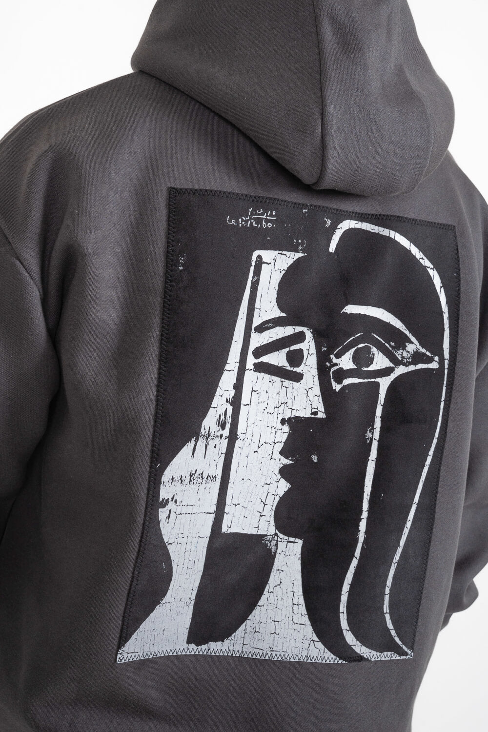 Kiss Picasso Hoodie Charcoal