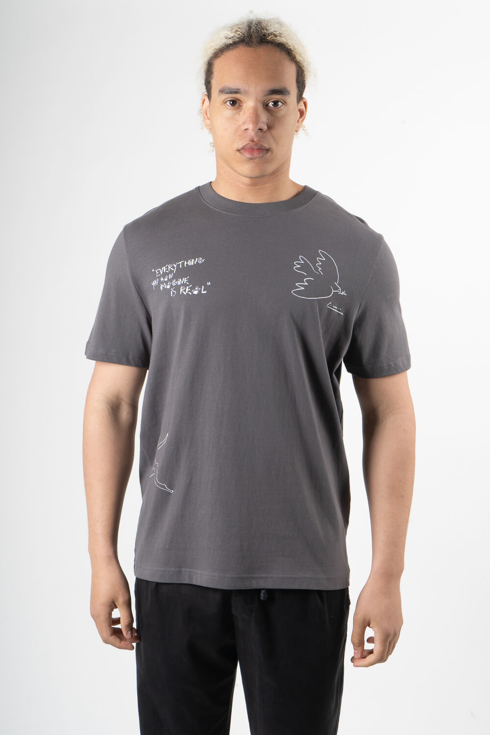 Kiss Picasso T-Shirt Grey