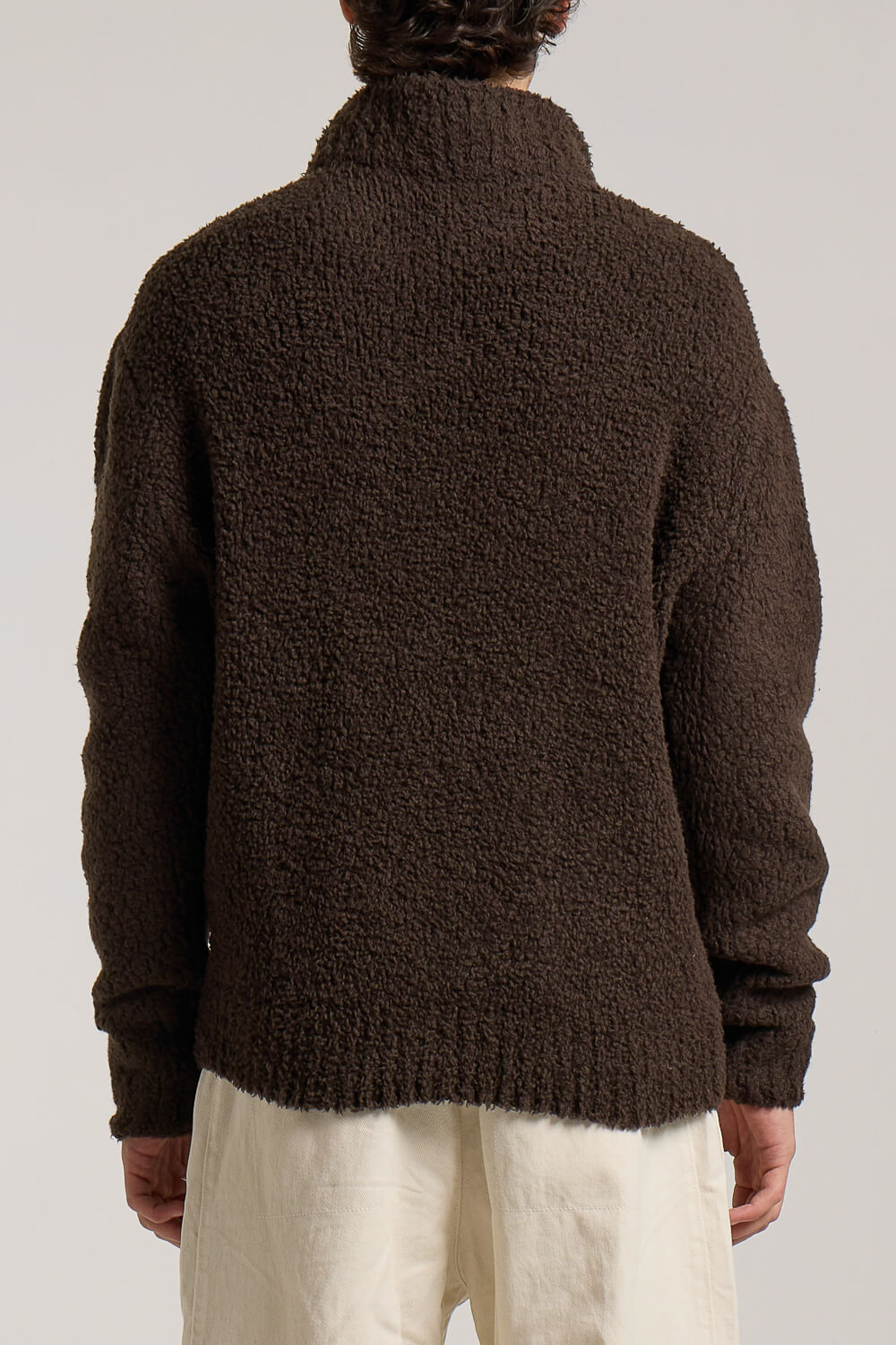Lana Wool Teddie Sweater Brown