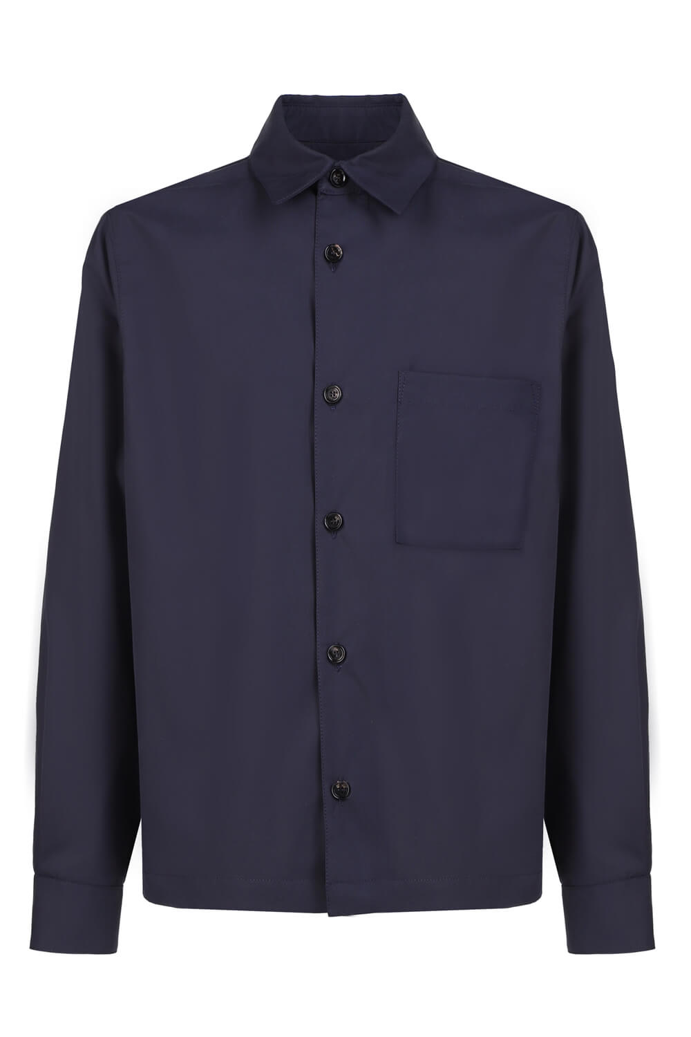 Leroy Pocket Detail Button-Up Shirt Navy