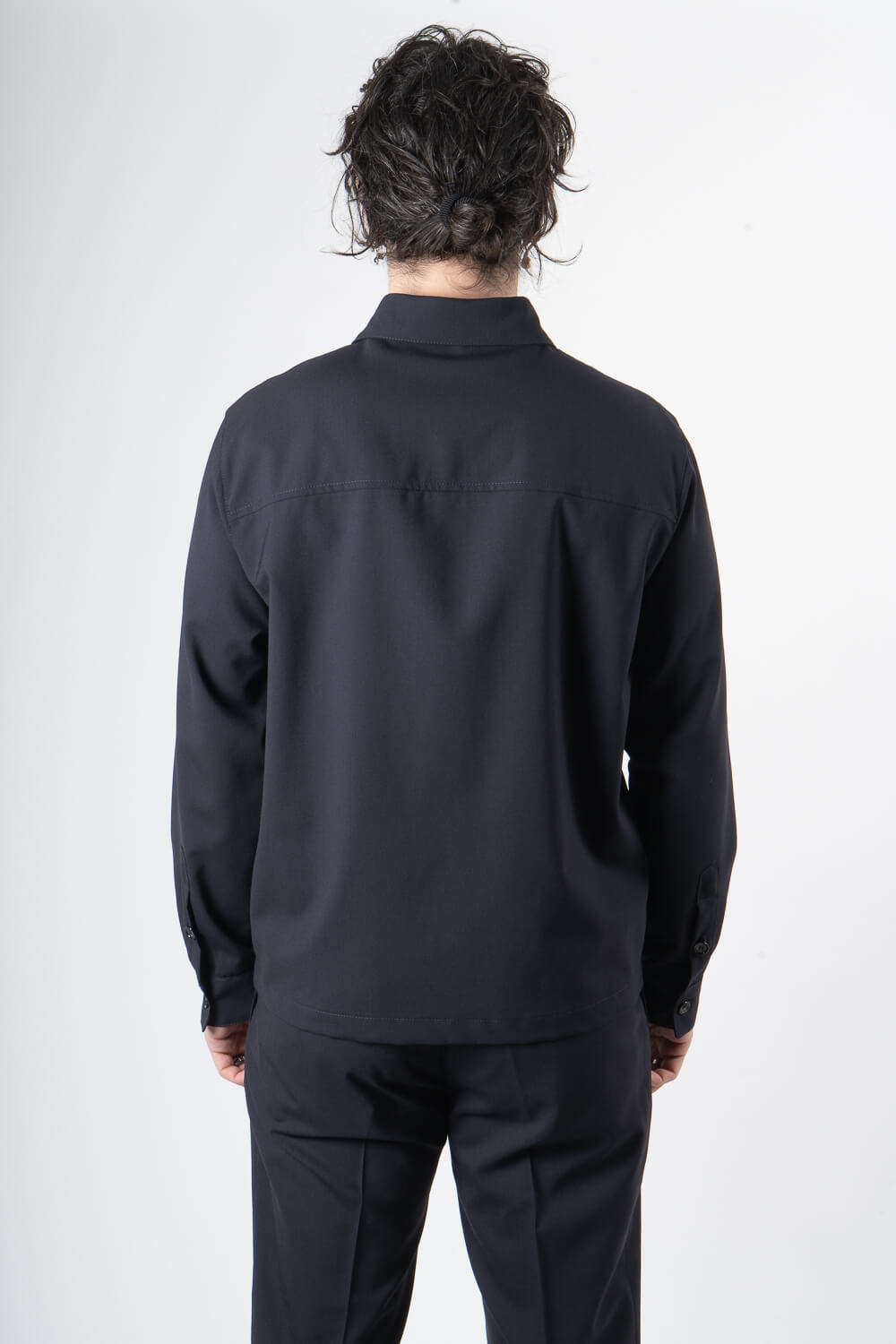 Leroy Pocket Detail Button-Up Shirt Navy