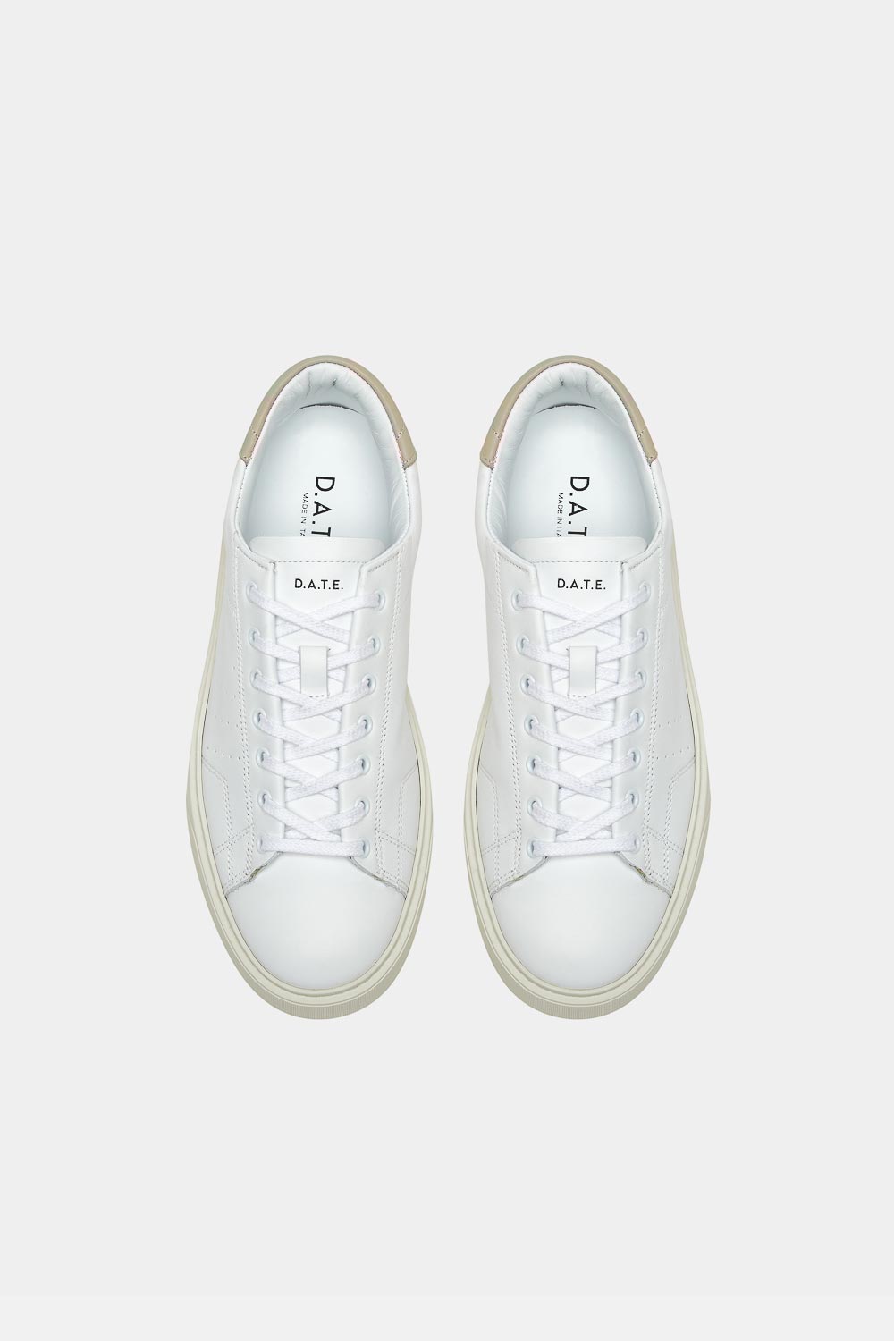 Buy the D.A.T.E. Levante Calf Sneaker in White/Gray at Intro. Spend £50 for free UK delivery. Official stockists. We ship worldwide.