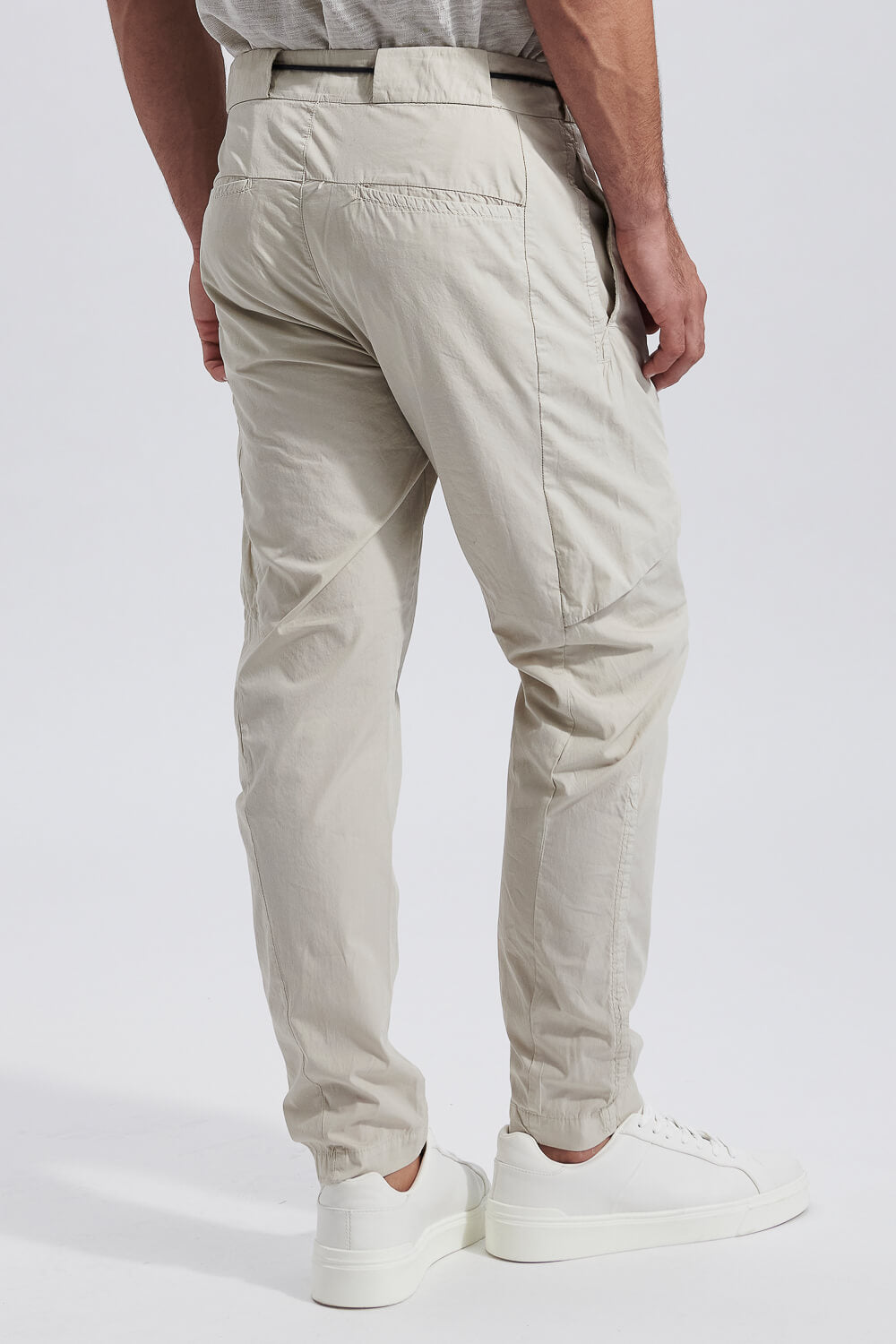 Lightweight Cargo Cotton Trouser Beige