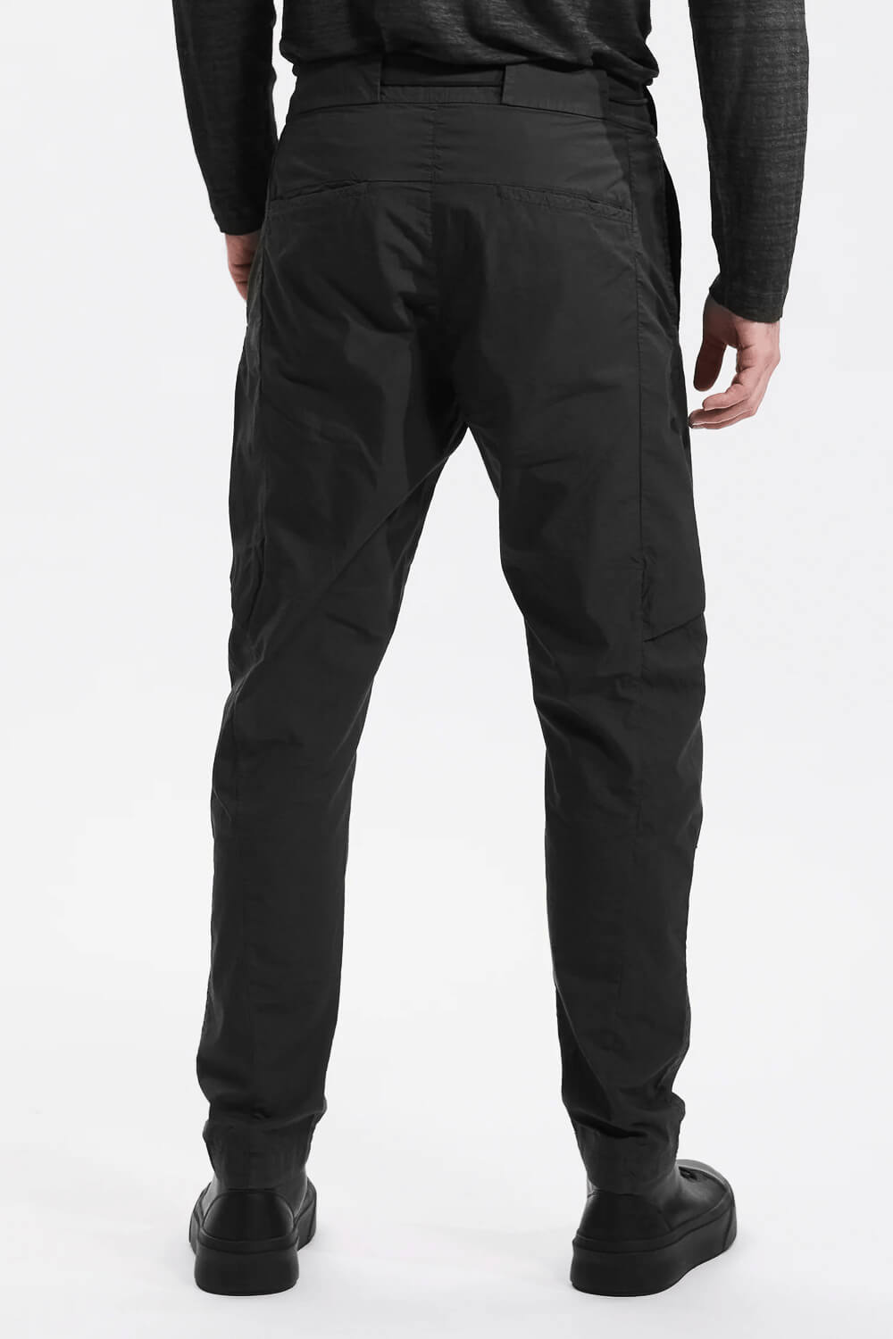 Lightweight Cotton Cargo Trouser Black