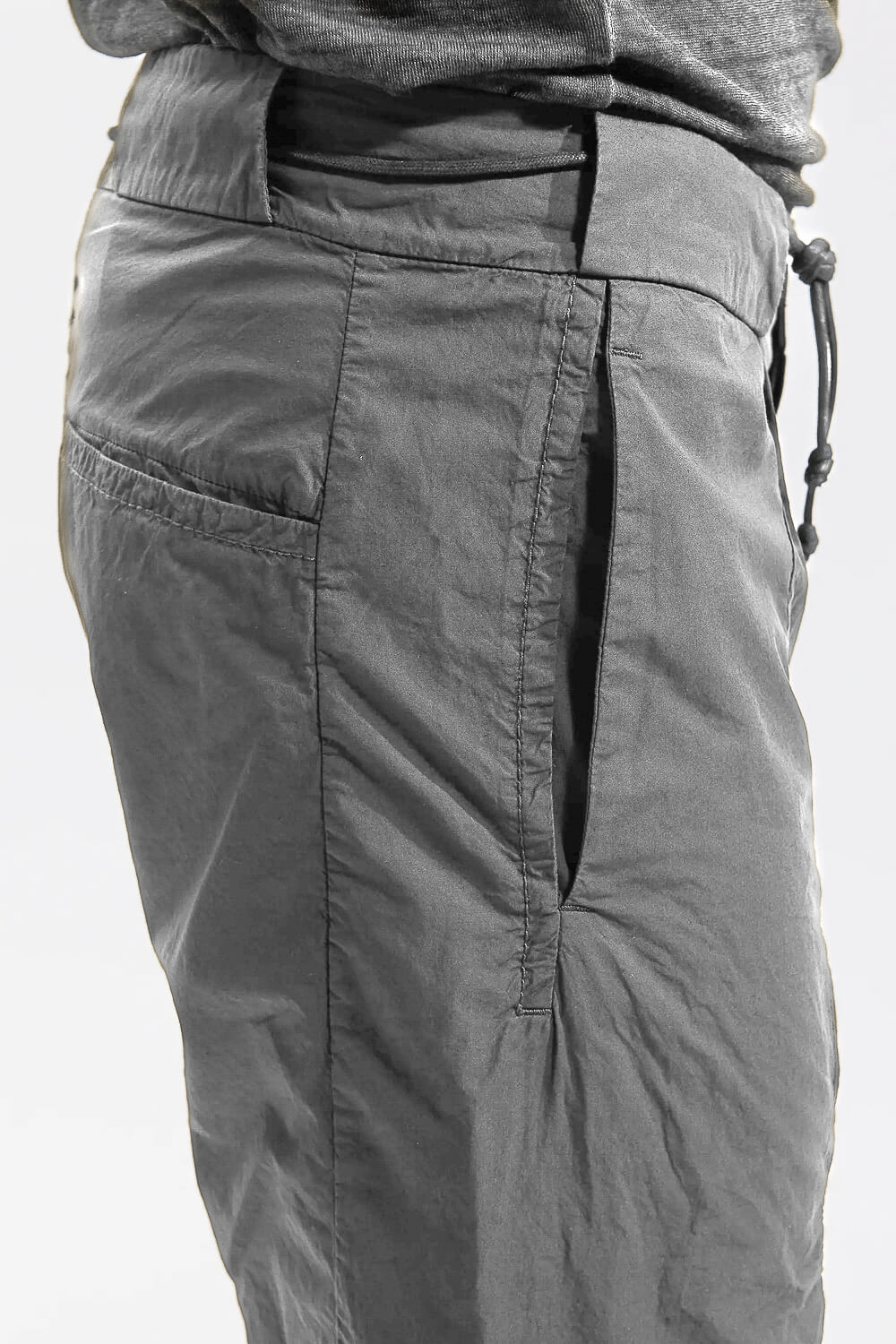 Lightweight Cotton Cargo Trouser Grey