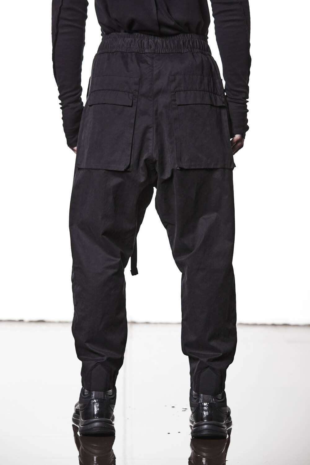 M P 14 Belt Detail Trousers Black