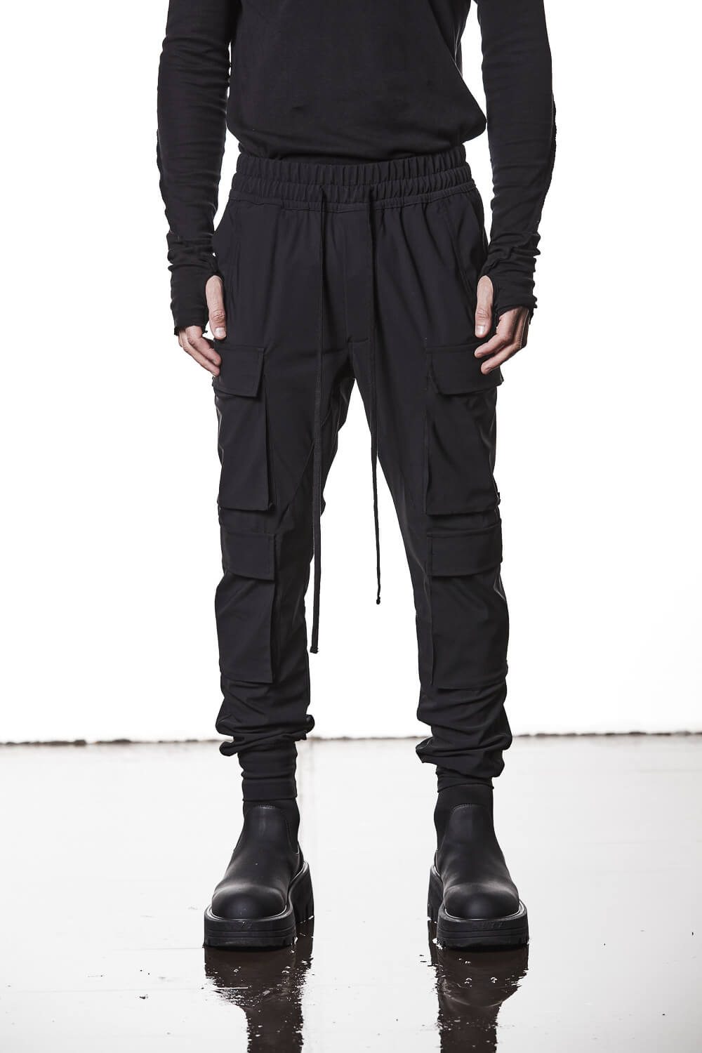 M P 31 Slim Fit Cargo Pants Black