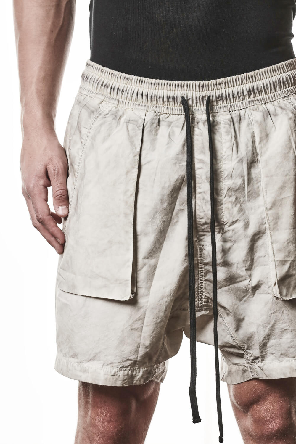 M P 37 Organic Cotton Shorts Beige