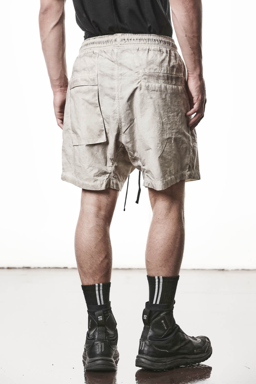 M P 37 Organic Cotton Shorts Beige