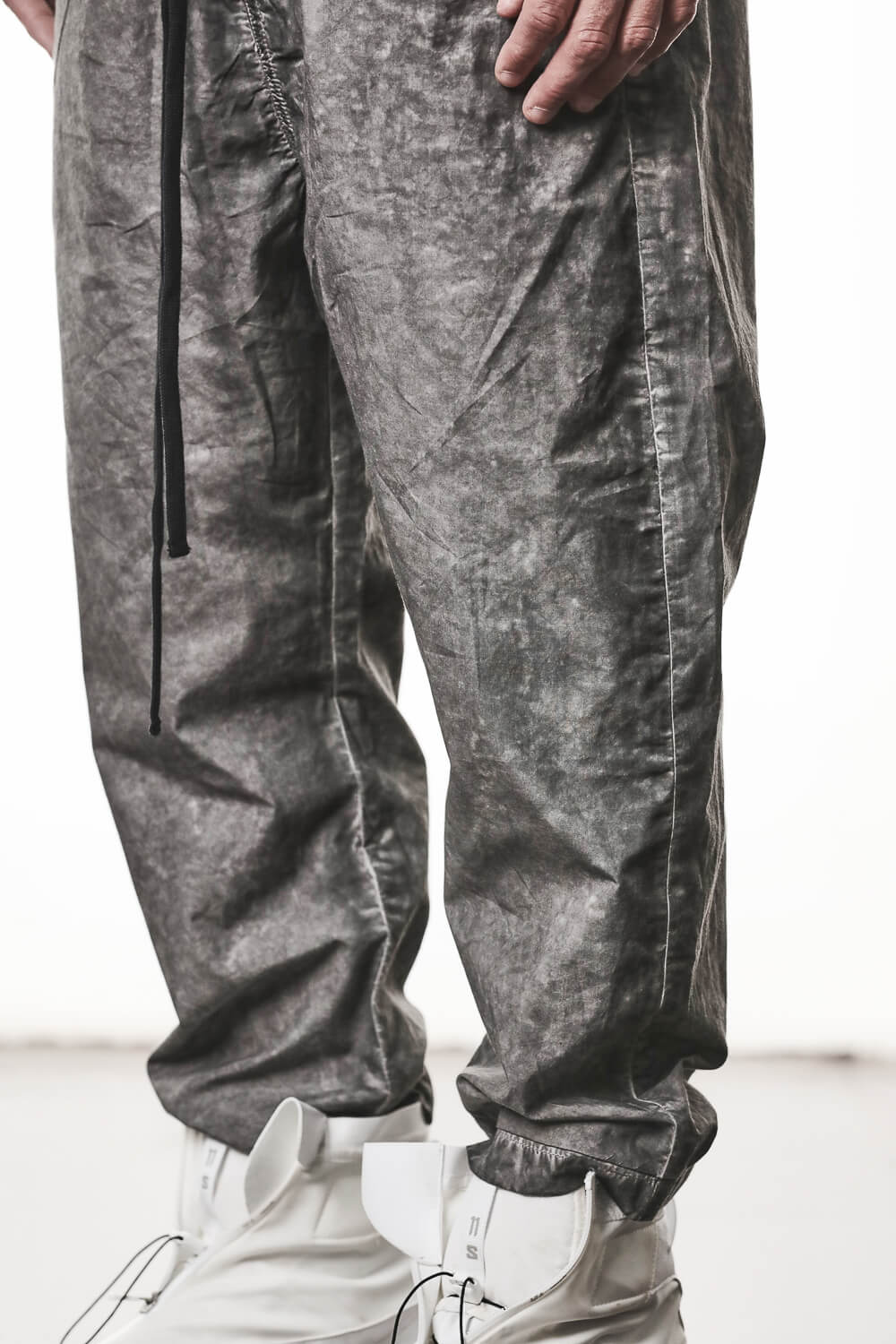 M P 38 Organic Cotton Trousers Grey