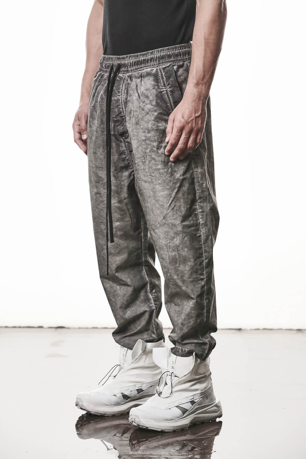M P 38 Organic Cotton Trousers Grey