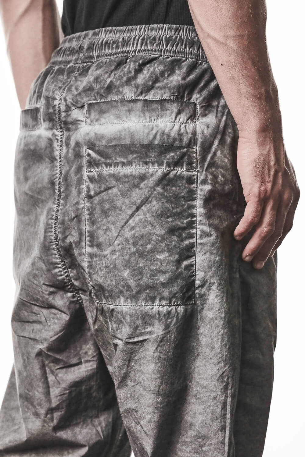 M P 38 Organic Cotton Trousers Grey