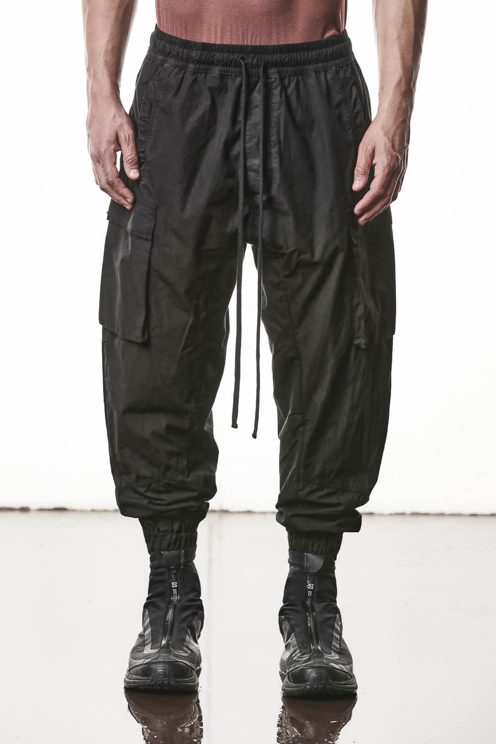 M P 41 Cargo Pocket Trousers Black