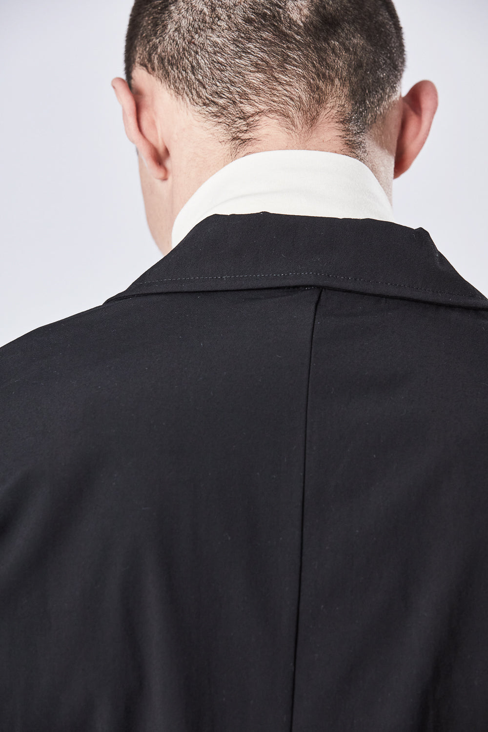 M SJ 602 Slim Fit Rayon/Viscose Blazer Black