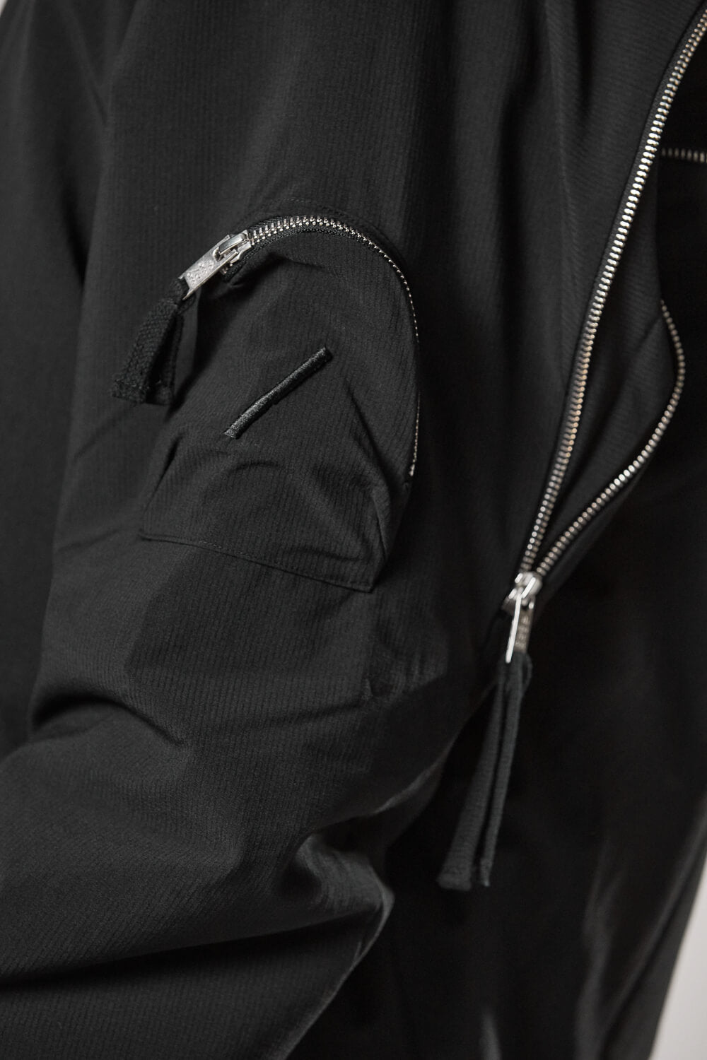 M SJ 654 Padded Bomber Jacket Black