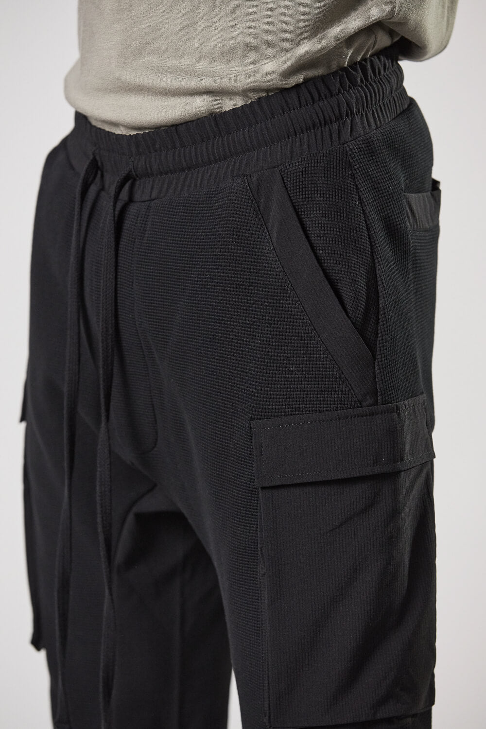 M ST 448 Cargo Sweatpants Black