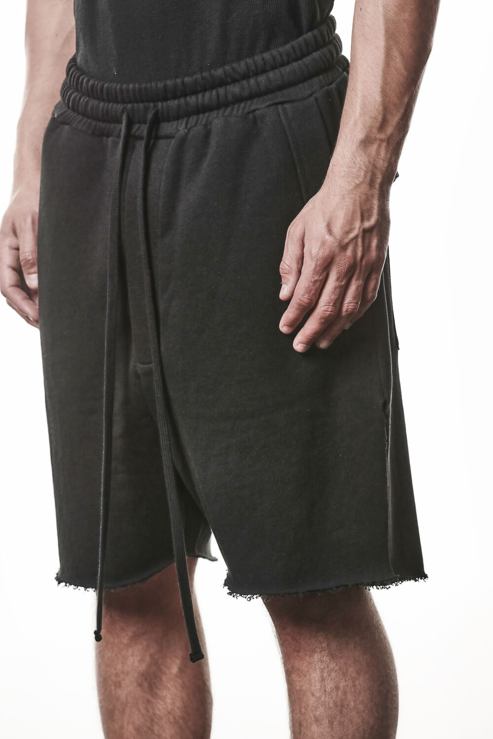 M ST 519 Cotton Cargo Shorts Black