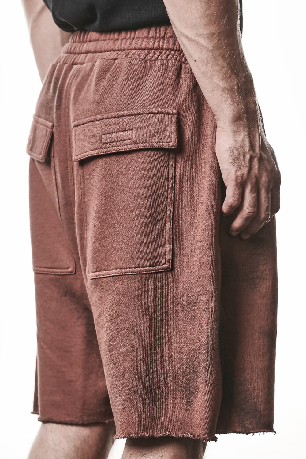 M ST 519 Cotton Cargo Shorts Terracotta