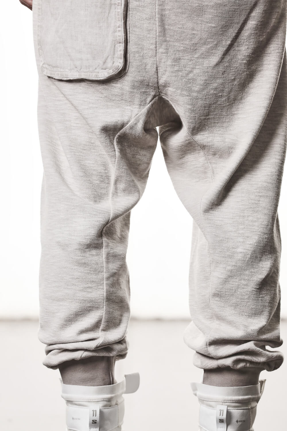 M ST 523 Cotton/Linen Trousers Light Beige