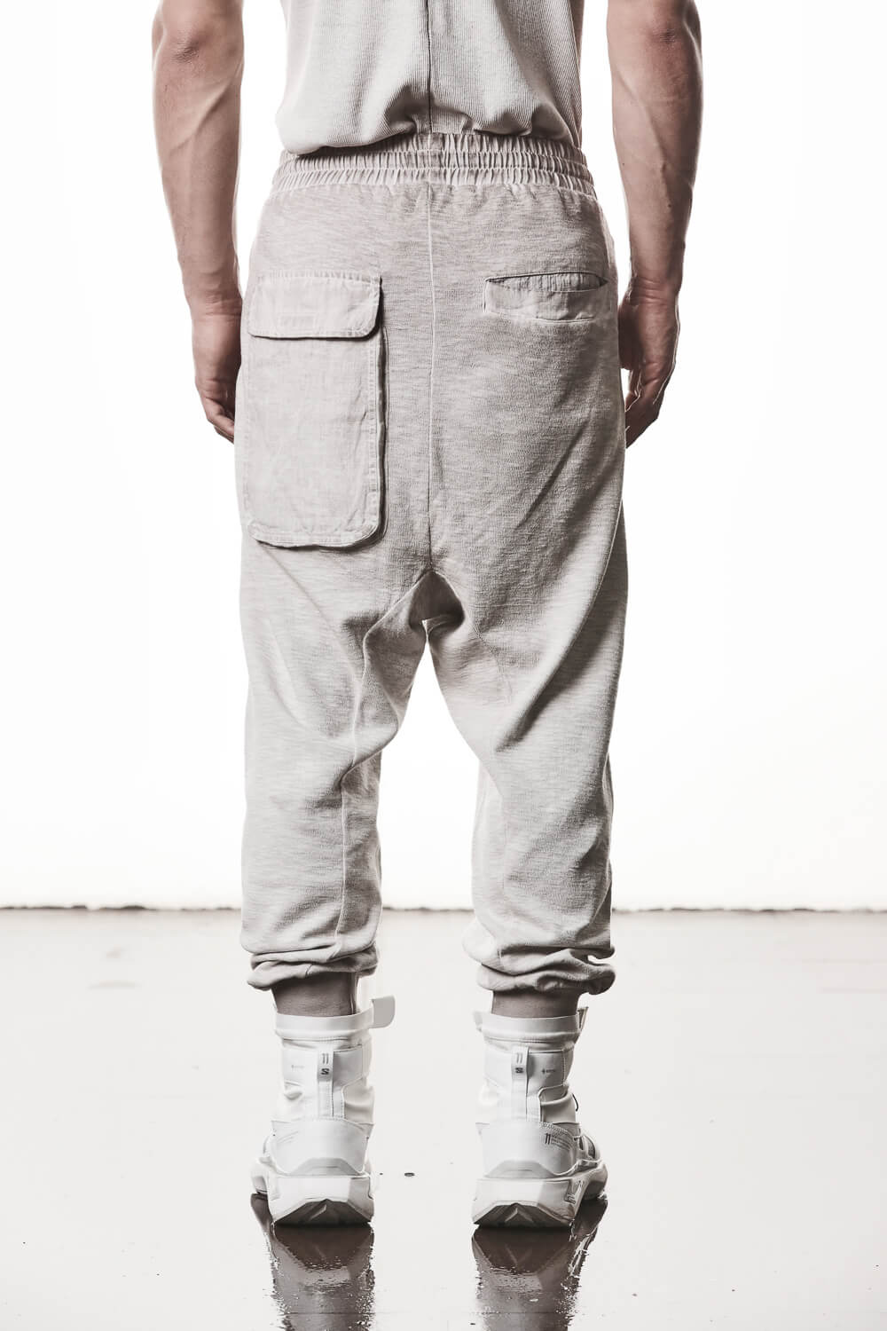 M ST 523 Cotton/Linen Trousers Light Beige