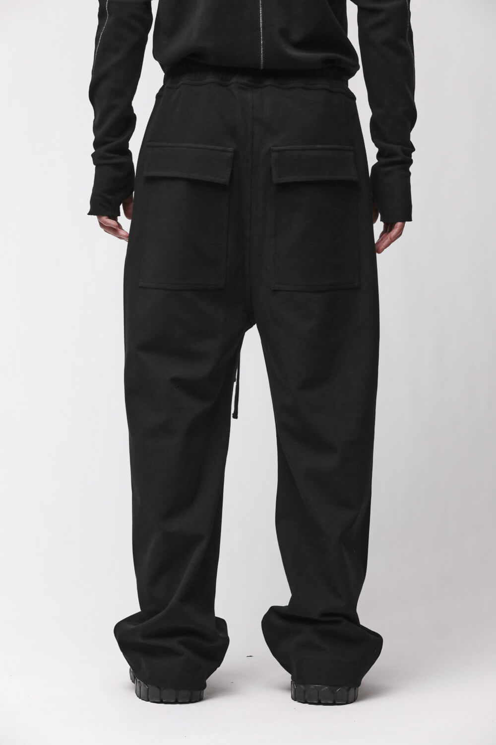 M ST 534 Wide Leg Trousers Black