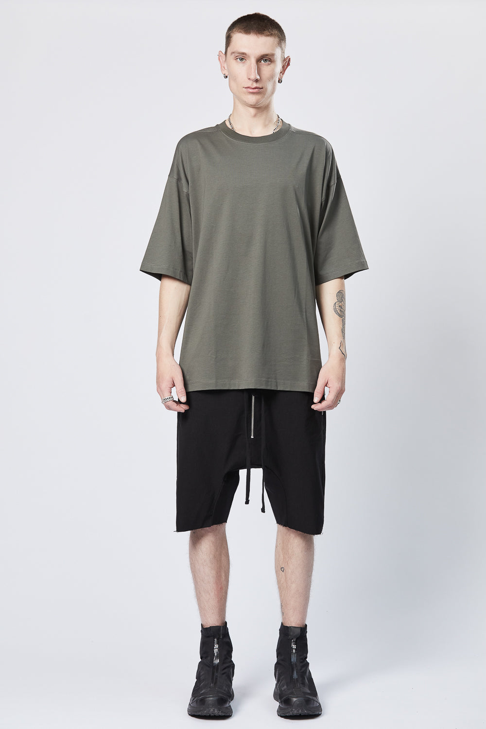 M TS 782 Relaxed Fit Cotton T-Shirt Green