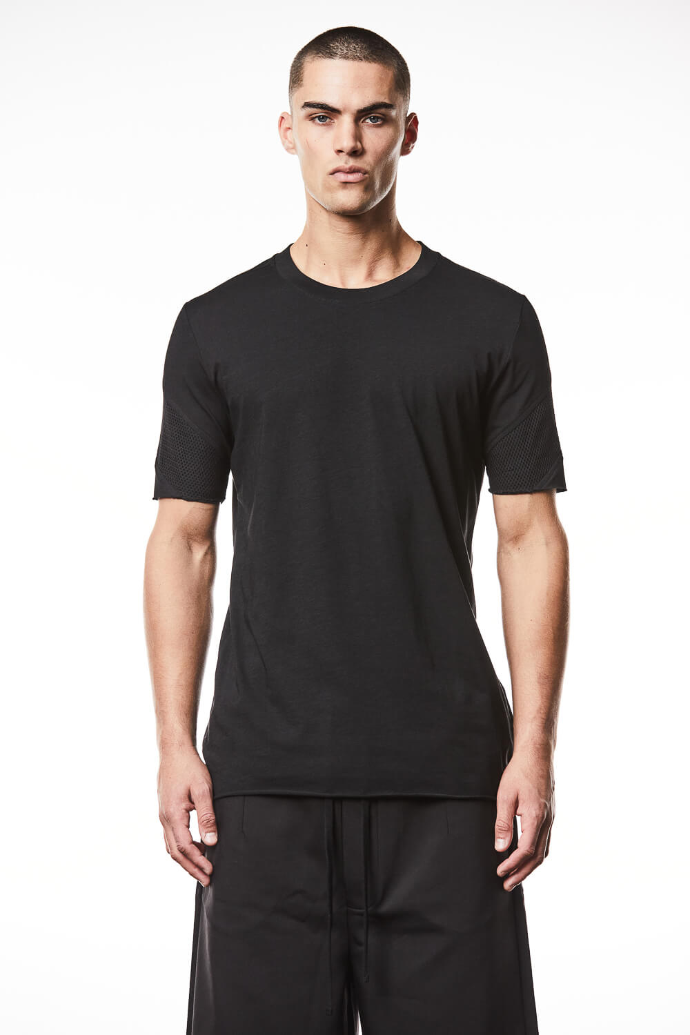 M TS 837 Round Neck T-Shirt Black