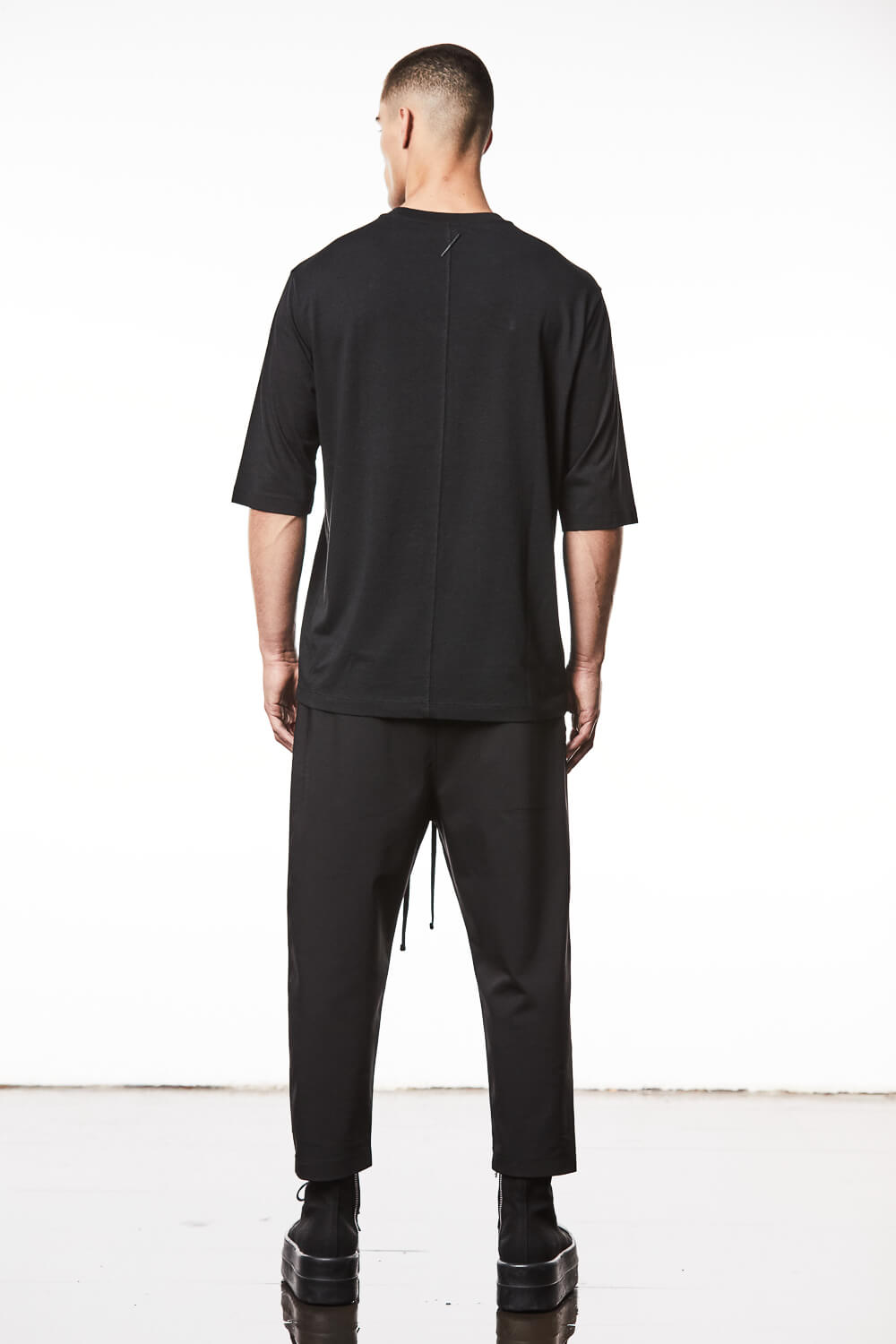 M TS 839 Printed Relaxed Fit T-Shirt Black