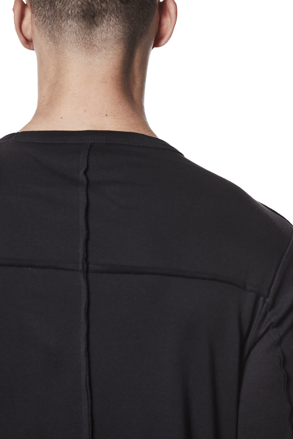 M TS 900 Raw Cut L/S T-Shirt Black