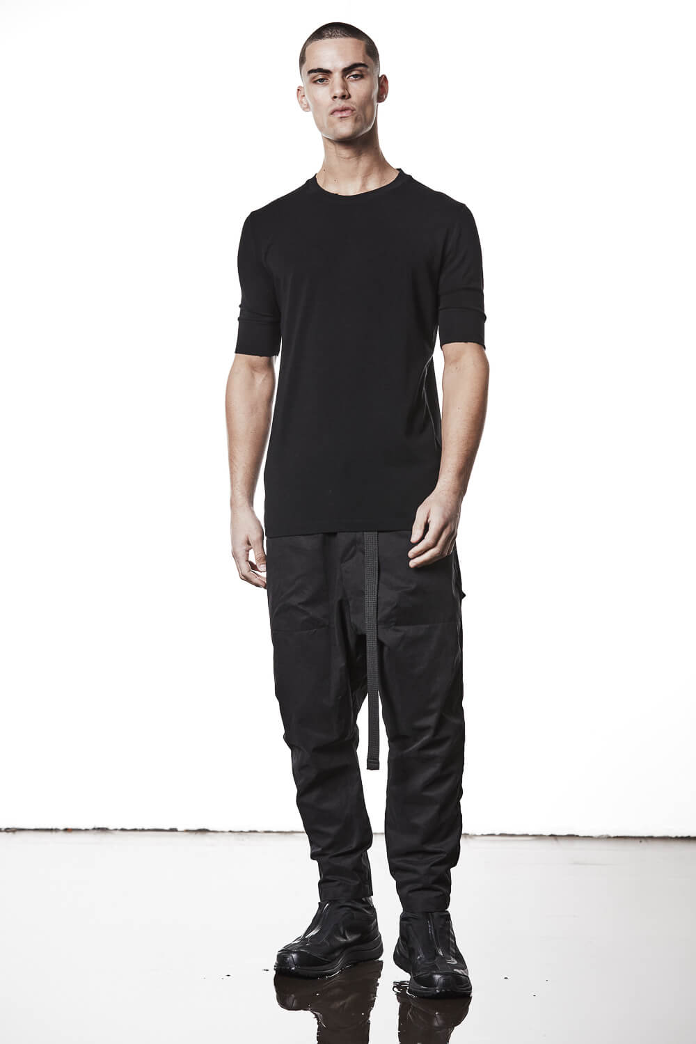 M TS 903 Round Neck T-Shirt Black
