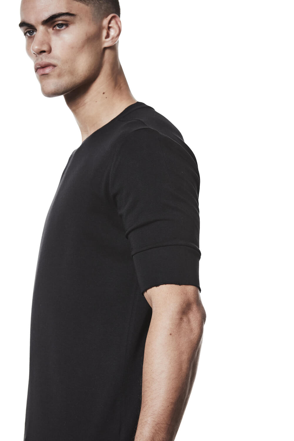 M TS 903 Round Neck T-Shirt Black