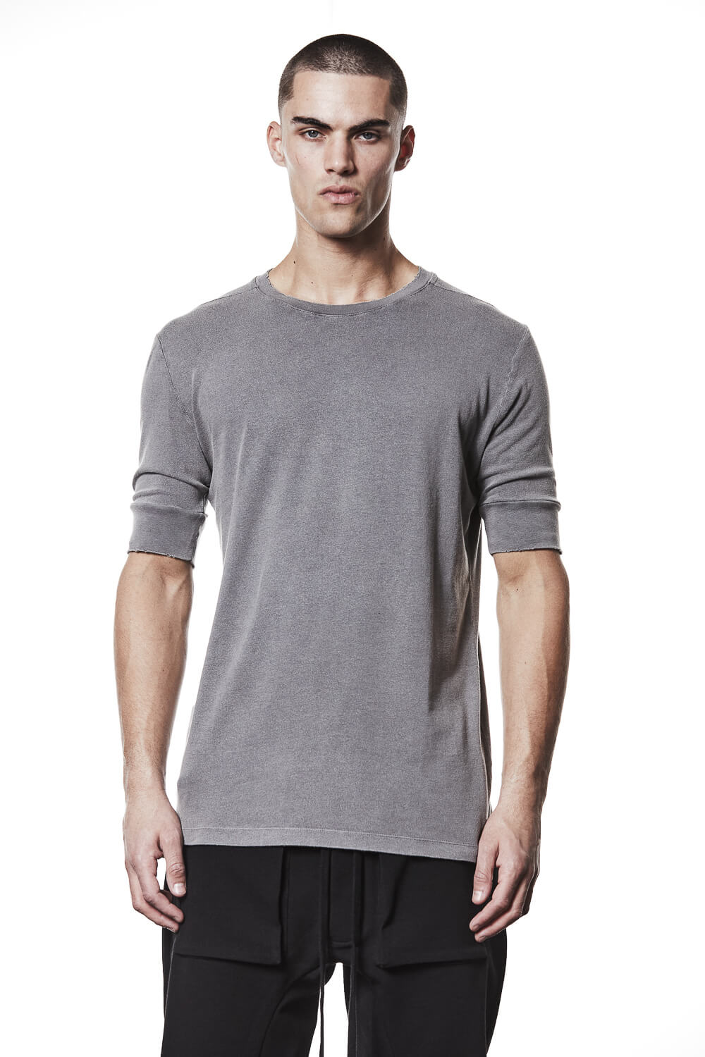 M TS 903 Round Neck T-Shirt Grey